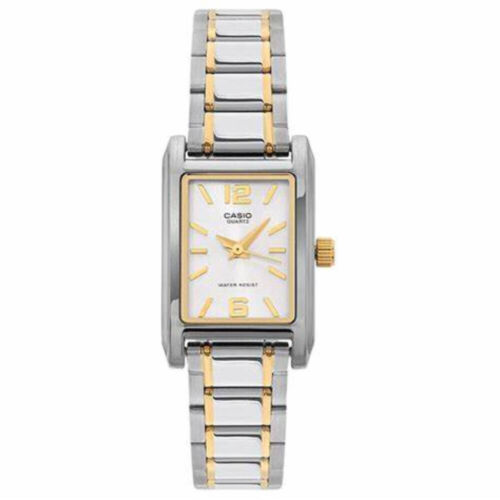 Casio LTP-1235SG-7A NEW Women's Quartz Watch Two Tone Stainless Steel Band