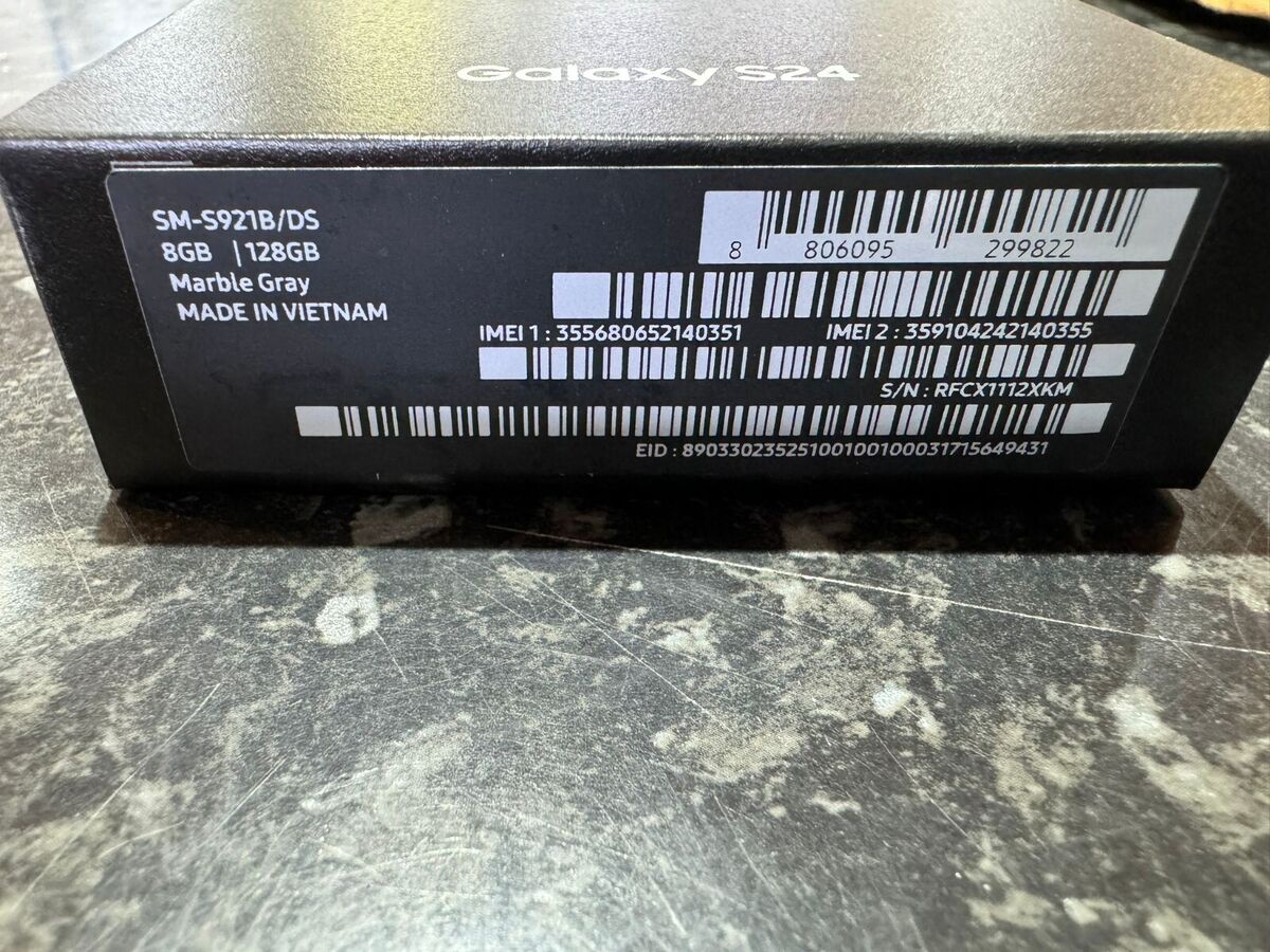 Samsung Galaxy S24 128GB Marble Gray Unlocked Dual SIM N.Day Samsung Galaxy S24 128GB Marble Gray Unlocked Dual SIM N.Day