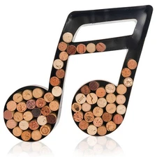 Made Easy Kit Metal Letter Wine Cork Keepsake Holder Monogram w/Wall Mount Kit