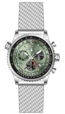 NEW CHASE DURER CDW-0071 SWISS  QUARTZ CHRONOGRAPH STEEL SAPPHIRE WATCH 49.5MM