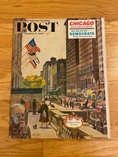 Saturday Evening Post Magazine Oct 15 1960 Vintage Car Truck Ad Chevy Ford Buick