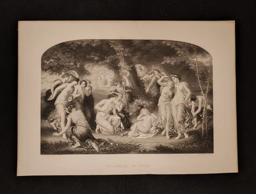 DISARMAMENT OF CUPID WATER LILIES ANGEL LOVE DISARMING OF CUPID