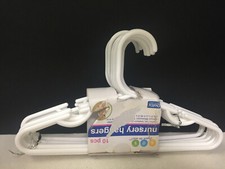 Delta Nursery Hangers - 30 Pieces, White