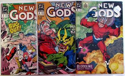 New Gods Lot of 3 #3, 4, 10 DC Comics 1989 VF+ 3rd Series 1st Print ...
