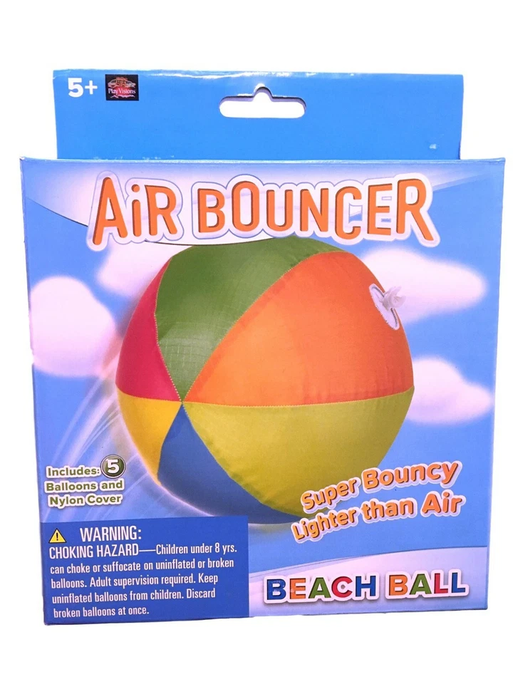 Play Visions Air Bouncer Balloon Ball Cover Earth Globe Beach Sensory Tactile - Image 4 of 4