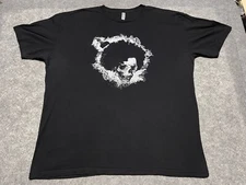 Afro Brutality 2 Sided Skull Pick Hair Curly Black Shirt 2XL Next Level Clean