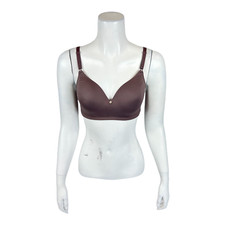 Breezies Women's Smooth Curves Wirefree T-Shirt Bra Mochachino 34C Size