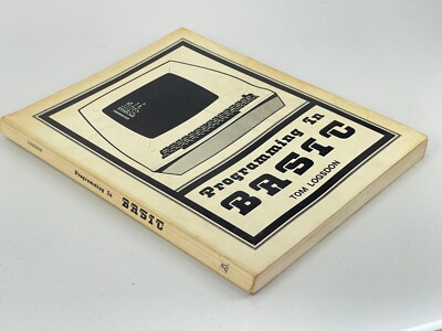 Vintage Commodore 64 VIC20 128 Atari 800 + Programming in Basic Tom Logsdon Book