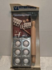 Vitantonio Ravioli Maker With Recipe Booklet New Sealed White Cookware *NEW*