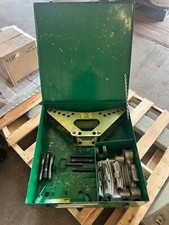 Greenlee Conduit Bender box, frame unit, cylinder head pins, misc. shoes/parts