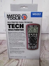 Matco tools tech digital multimeter MD257