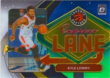 Kyle Lowry 2020-21 Optic Basketball Express Lane Insert Chrome Card #7 Raptors