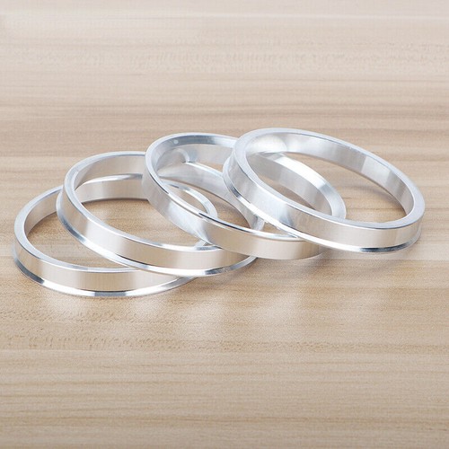 4pcs Aluminum Alloy Wheel Bore Spacer Car Hub Centric Rings 66.1OD to 60.1ID - Picture 5 of 8