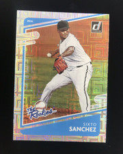 Sixto Sanchez The Rookies Vector 2021 Donruss Baseball #TR-8 Miami Marlins