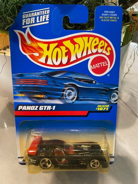 1998 Hot Wheels Mainline/Sammler #1071 Panoz GTR-1 Schwarz W / Chrom 3 Sp RäDer-image