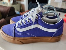 Vans "Old Skool" Shoes Blue/purple Skateboarding Shoes Men's 5
