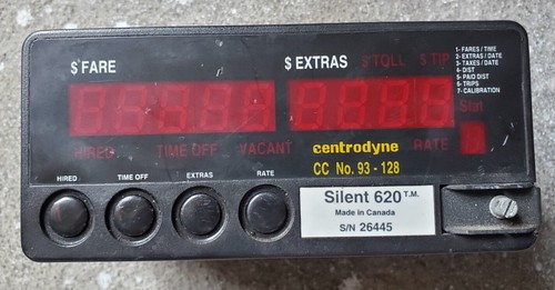 CENTRODYNE SILENT 620 TAXIMETER