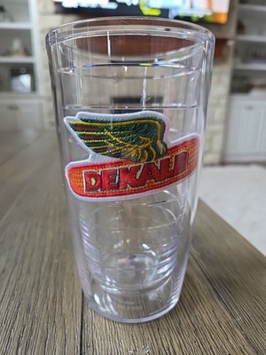 TERVIS DEKALB CORN SEED TUMBLER - EMBROIDERED PATCH EMBEDDED - AMERICAN MADE!!!