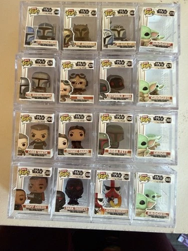 Mini Funko Pop Star Wars The Mandalorian Complete Set Of 16