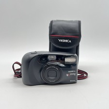Yashica EZS Zoom 70 35mm Point Shoot Film Camera 38-70mm Lens Case Tested Works
