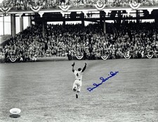 Duke Snider JSA Signed 11x14 1955 Brooklyn Dodgers Win Photo Deceased HOF Auto