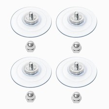 Amosijoy 4 pack cat window perch suction cup strong adhesive replacement cup