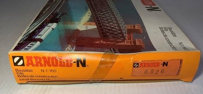 ARNOLD RAPIDO 6826 UNLOADING RAMP KIT FOR TIPPING MINE ORE CARS N SCALE Open Box