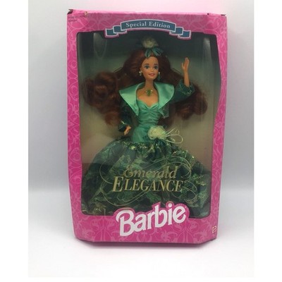 Vintage 1994 Emerald Elegance Barbie Doll Special Edition NIB Mattel 12322