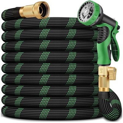 2026 Ultra-Light 100FT Non-Expandable Garden Hose - Kink-Free & Burst-Resistant