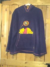 Winnie The Pooh Vintage Disney Fleece Hoodie Dreaming Of Hunny Size XL