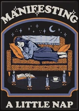 STEVEN RHODES MANIFESTING A LITTLE NAP MAGNET 2.5” X 3.5” NEW