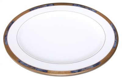 Mikasa Royal Villa Platter - AKO12 Bone China Gold Encrusted 15 inch
