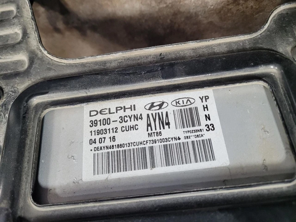 Engine ECM Electronic Control Module ID 391003CYN4 Fits 17-18 SEDONA 2053313 Foto 3 de 4