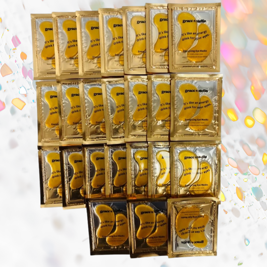 Grace & Stella Energising Gold Under Eye Masks Pack of 24 | eBay UK