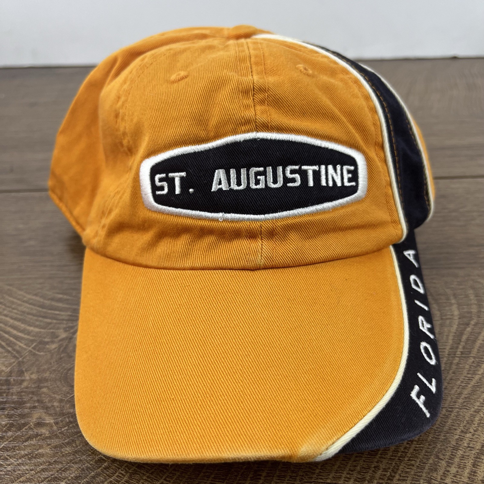 St. Augustine Hat Florida Adjustable Hat Orange A… - image 4