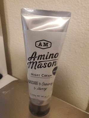 Amino Mason Moist Night Cream Avocado Cherimoya Honey 120g White Rose