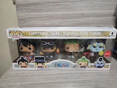 Funko Pop! Vinyl: One Piece - Luffytaro / Sabo / Roronoa Zoro / Jinbe- 4...