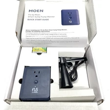Moen Moen Smart Sump Pump Monitor, Wi-Fi Connectable Water Alarm Sensor for Base