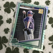 2025 Donruss Baseball Rated Prospect Liberty Jared Thomas #147 Colorado