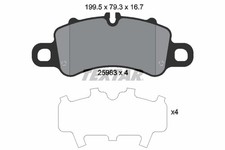 New Brake Pad Set, disc brake for PORSCHE:911,911 Targa,718 CAYMAN,718 BOXSTER