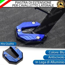 PIASTRA DI ESTENSIONE CAVALLETTO LATERALE IN METALLO BLU APRILIA PEGASO 650