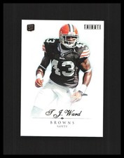 2010 T.J. Ward Rookie Card - Topps Tribute #43 - S1B3R3L63C10
