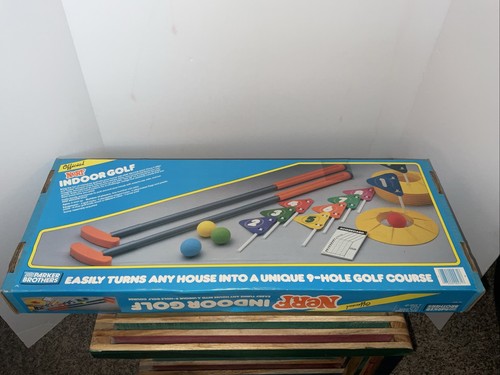 Juego de mini golf vintage 1987 NERF interior/exterior Parker Brothers - NUEVO NOS - Imagen 2 de 4