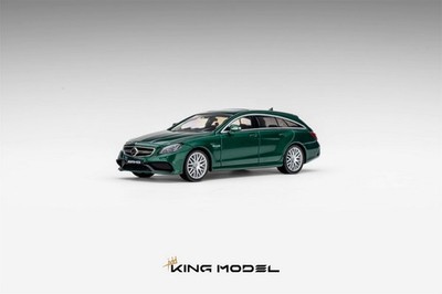 KM 1/64 Mercedes-Benz CLS 63 AMG Shooting Brake Green Diecast Car