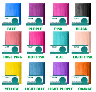 #ad COLOR POLY BUBBLE MAILERS ANY SIZE SHIPPING PADDED BAGS SMALL MAILING ENVELOPES $146.15