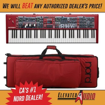Nord Stage 4 HA73 73-Key Hammer Action Digital Piano w/ FREE NORD ROLLING Bag  !