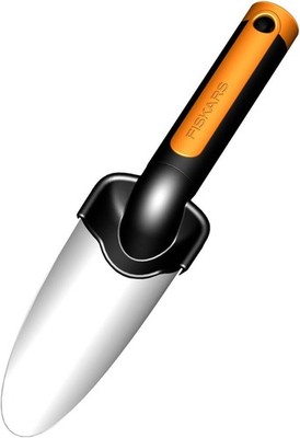 Fiskars Pflanzkelle Garten Werkzeug Stahl Ergonomisch Schwarz Orange 27 cm
