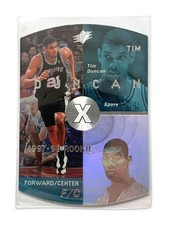 1997-98 Upper Deck SPx Tim Duncan #37 Hologram Rookie Card. rookie card picture
