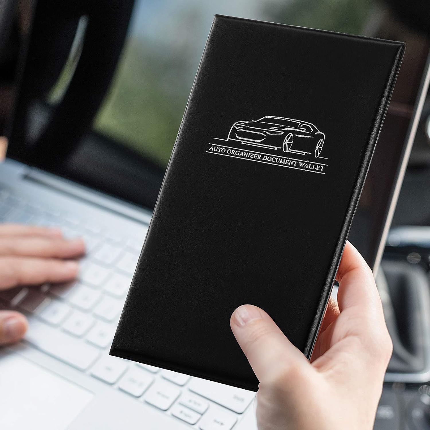 4 Pcs Car Registration and Insurance Card Holder, Automobile Essential Documents thumbnail 4