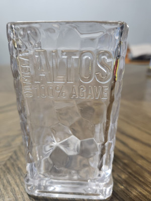 Olmeca Altos 100% Agave Tequila Arandas Jalisco Square Glass